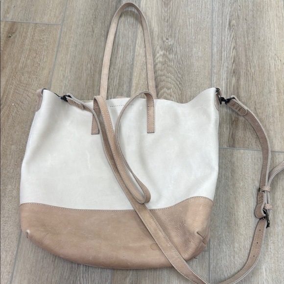 Able Cream and Tan Versatile Tote Bag - Picture 1 of 3